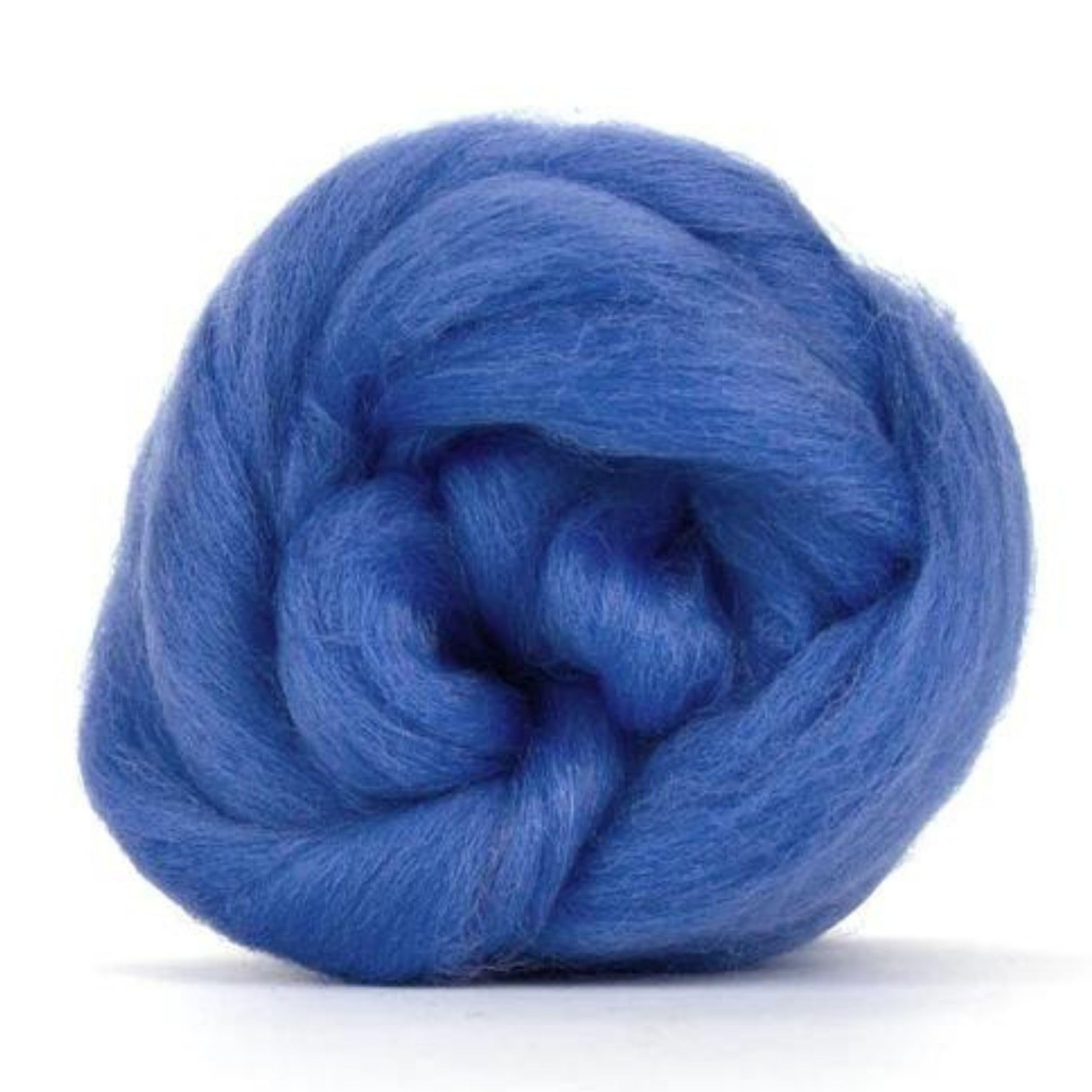 Revolution Fibers Dyed Corriedale Wool | 8 Ounces of Premium Combed Wool Top | 26 Micron, 100% Pure Corriedale Wool Roving, Ethically Sourced (Cornflower Blue)