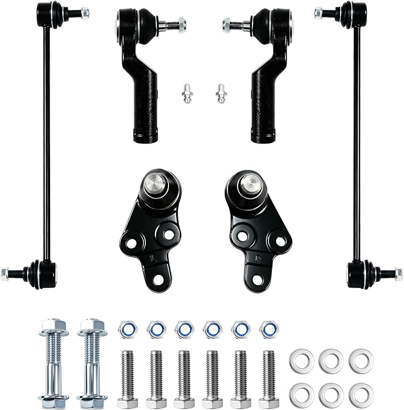 Kit de terminais de direção e suspensão dianteira TIEZFUL para Ford Transit 2015–2019 – 6 peças