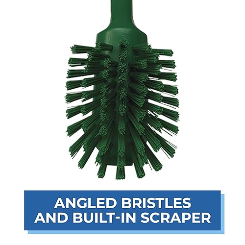 Vista 29 de Vikan 42376 Cepillo, plato, raspando borde, med, 11 ", PP/PBT, amarillo