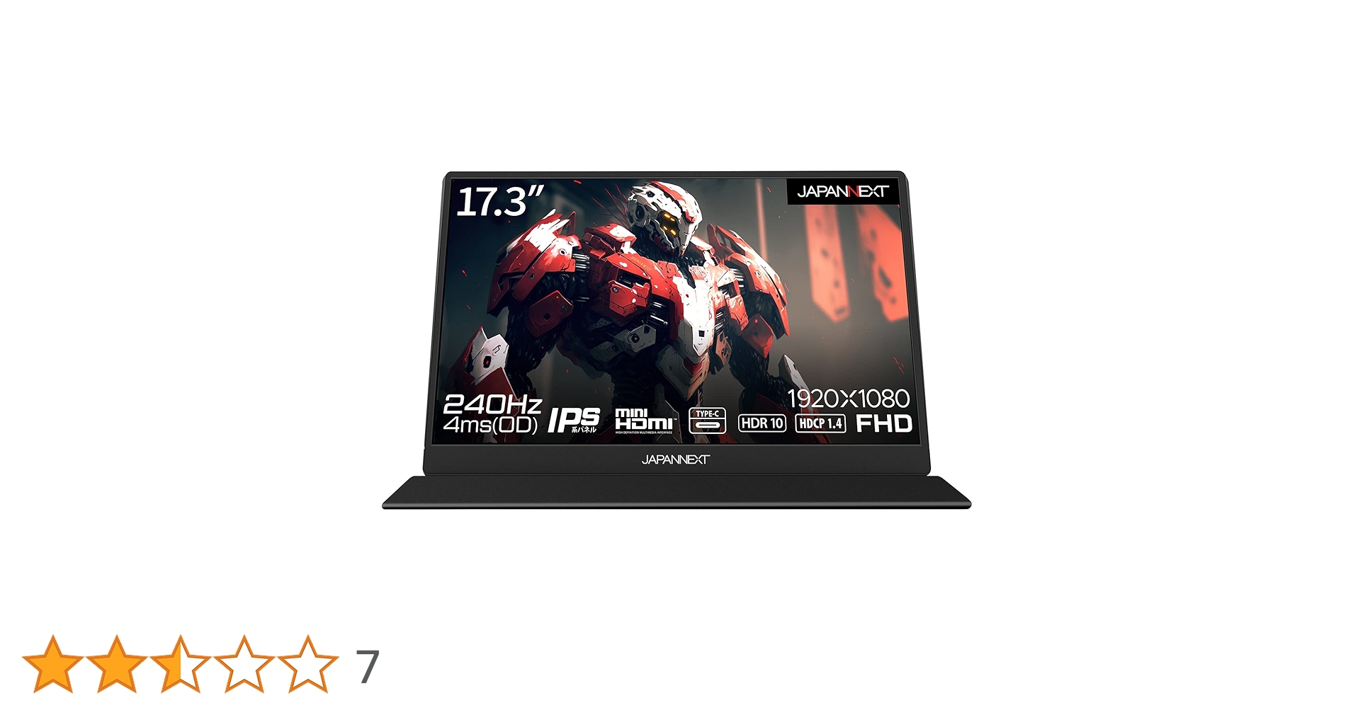 Amazon.co.jp: JAPANNEXT 17.3インチ モバイルモニター IPS