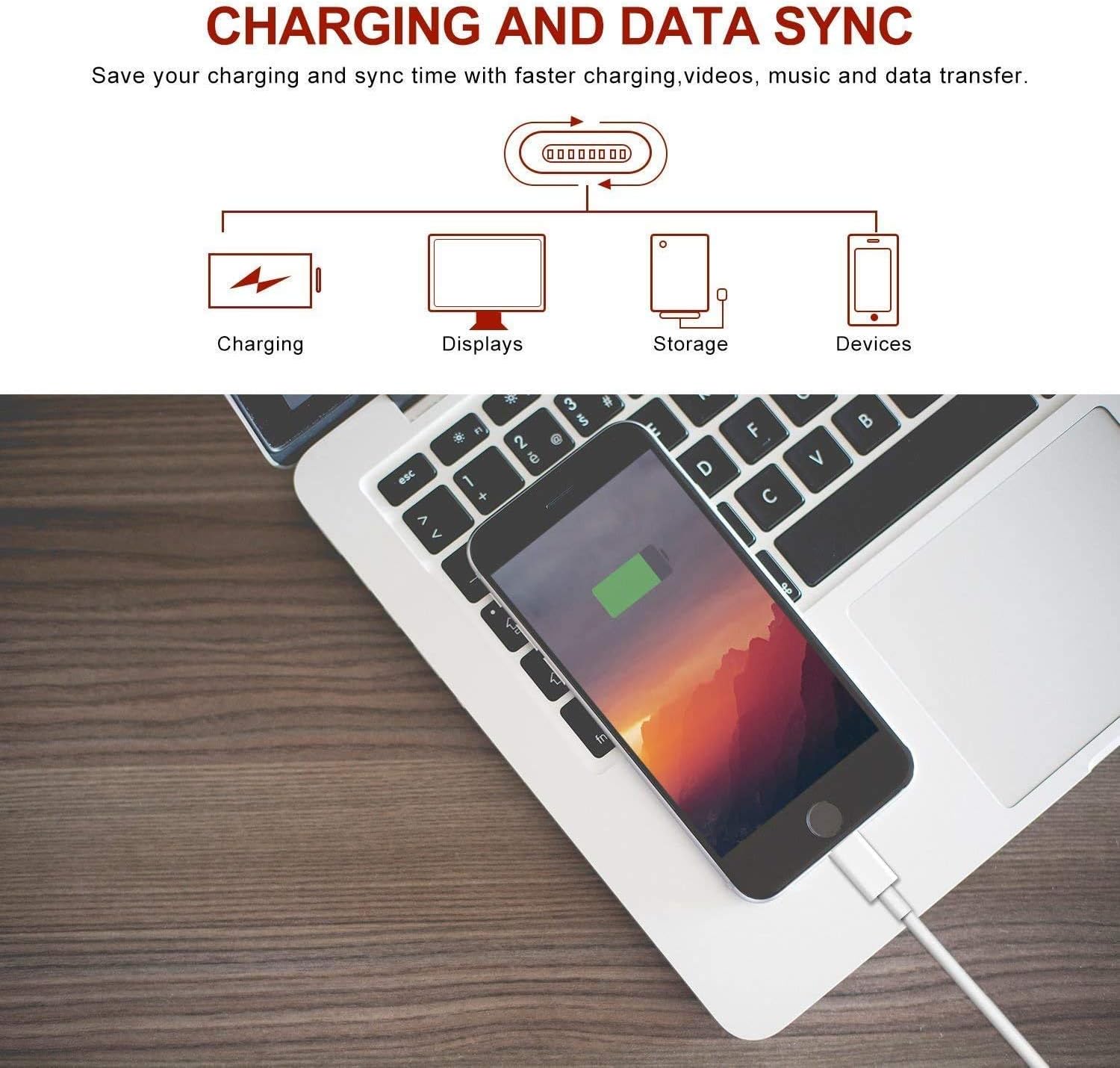 sharllen MFi Certified iPhone Charger Cable 3 Pack 10FT USB Fast Charging Extra Long 10Feet Lightning Cord iPhone Wire Line Compatible iPhone 12/11Pro/Xs/Max/XR/X/8 Plus/7/6/iPad/iPod White