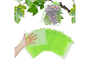 50pcs Green Fruit Protection Reusable Bags for Vegetables and Fruits