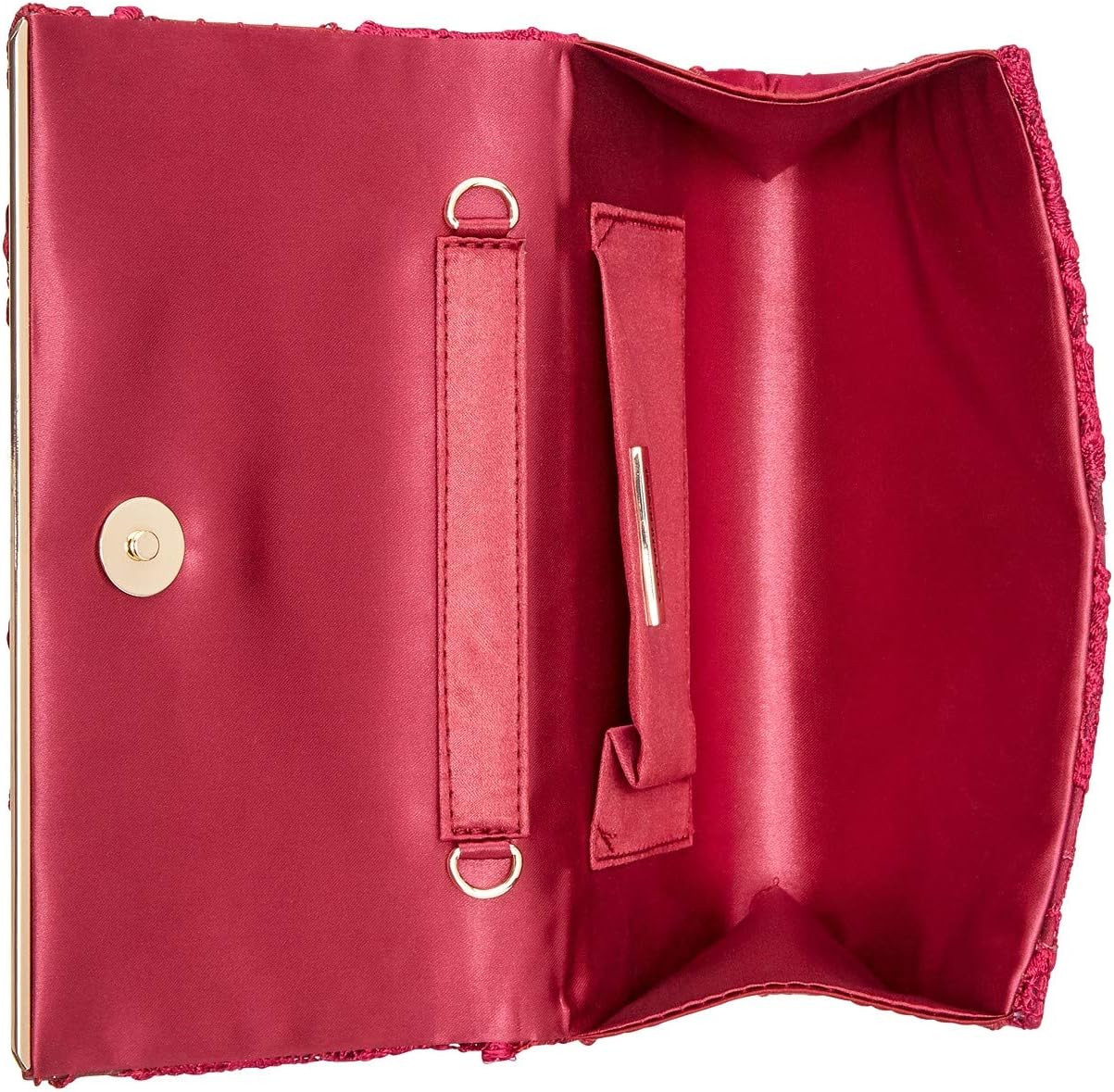 Giani Bernini Wine Lace Clutch