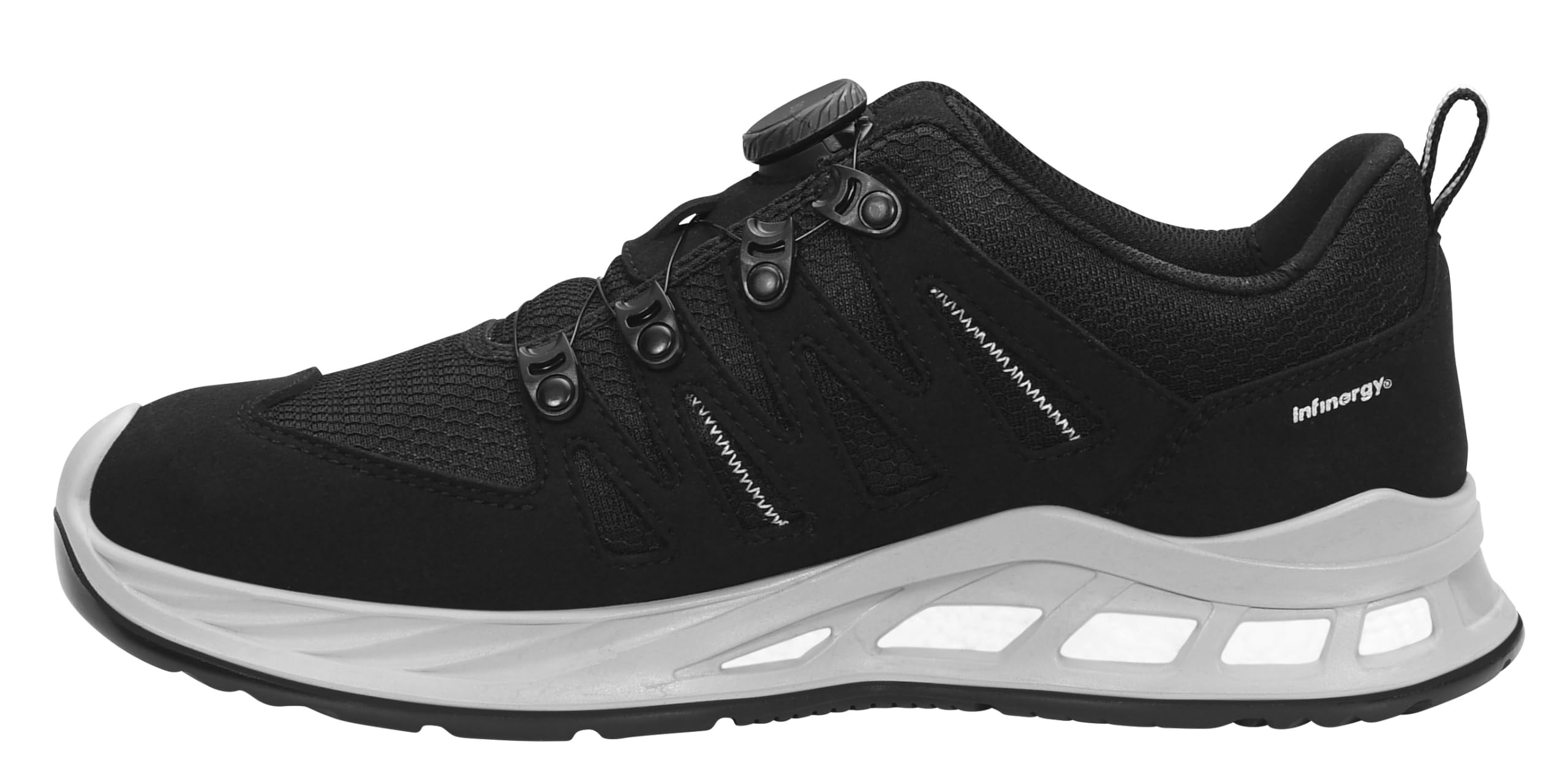 ELTEN Sicherheitsschuhe Maddox XXR BOA Black-Grey Low ESD S3S für Damen & Herren, Stahlkappe, leicht, atmungsaktiv