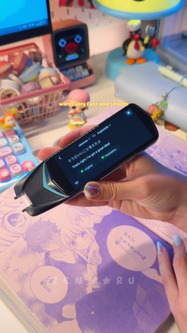 Amazon.co.jp: NEWYES 翻訳機 AIペン型スキャナー AIチャット 電子辞書