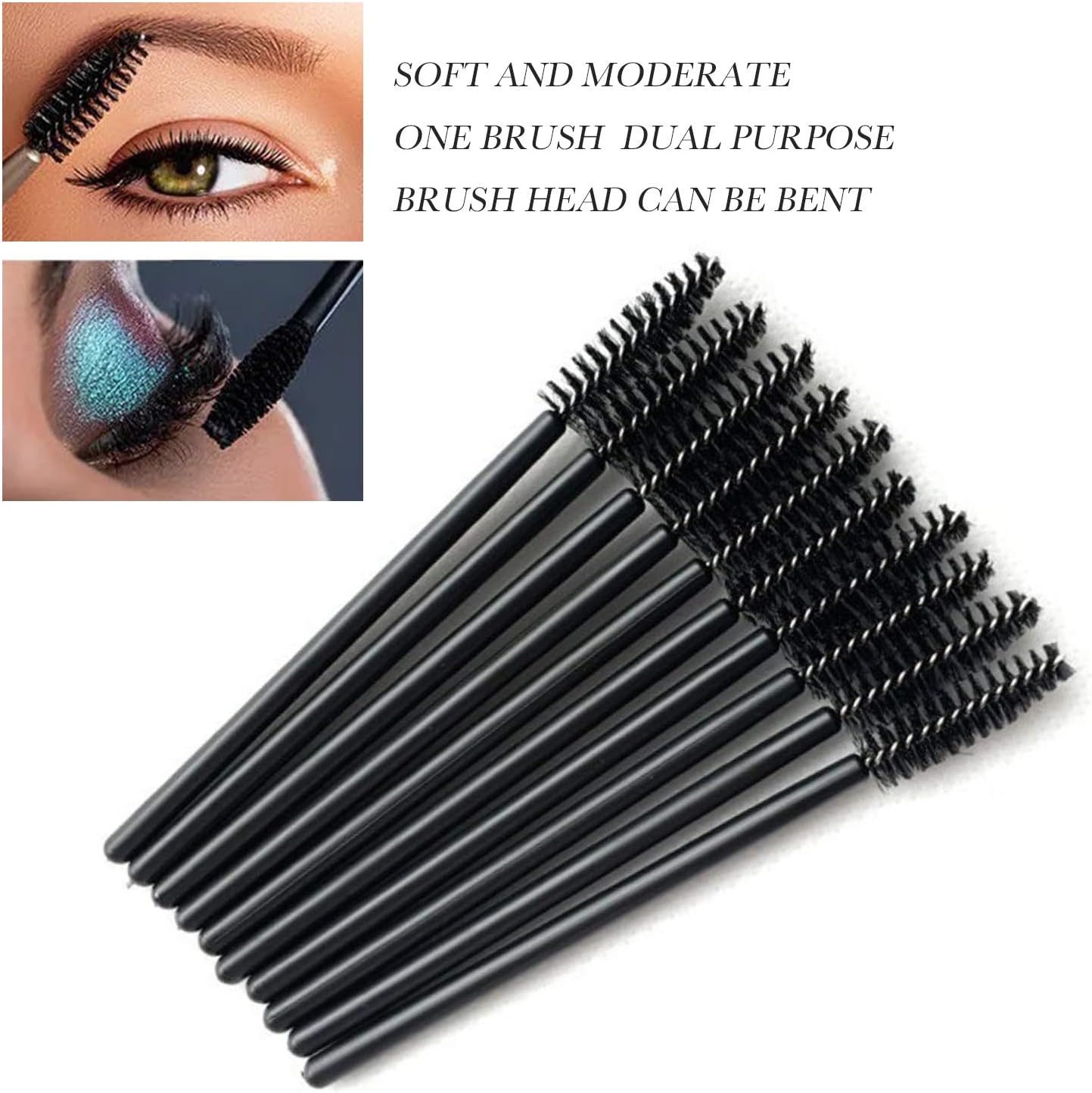 Disposable Eyelash Mascara Brushes for Eye Lashes Extens Eyebrow