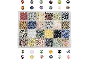 Premium 960-Piece Genuine Crystal Bead Assortment