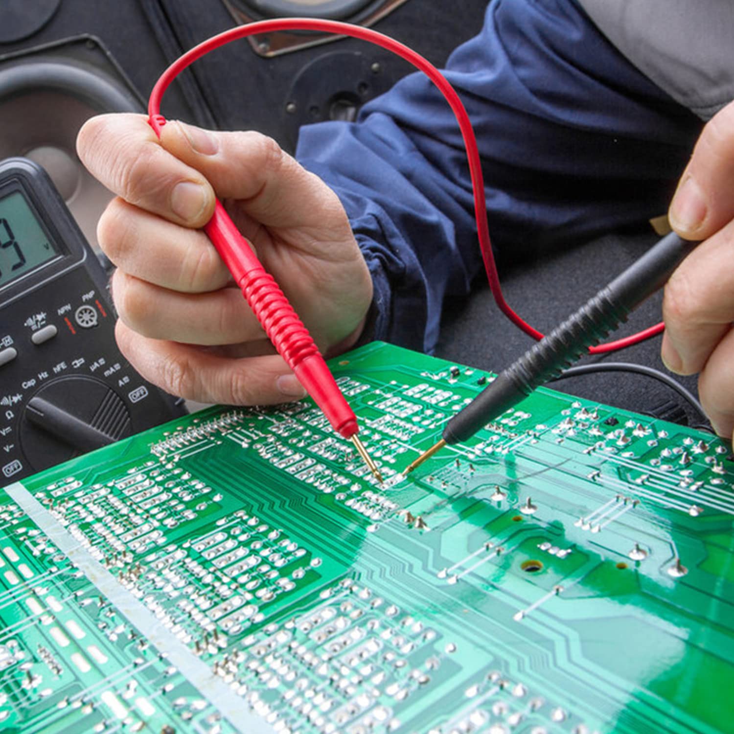 HengTianMei Flexible Multimeter Test Lead Kit, CAT III 1000V 10A, Volt Test Lead for Measurement Accurately with Standard 4mm Banana Plug, for Most Brands Digital Multimeters, Electronic Clamp Meter — Amazon image 7