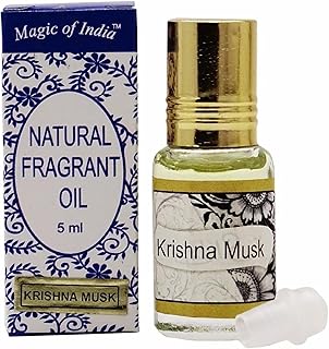 RSGM Magic of India Natural Fragrant Krishna Musk Fragrance 100% Pure and Natural - 5 ml (Krishna Musk)
