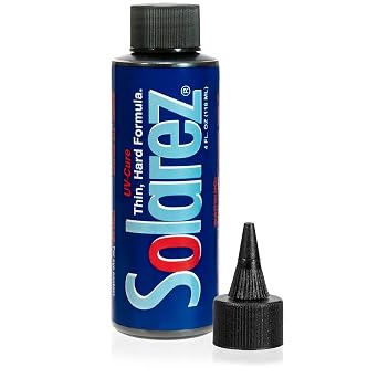 Solarez Fly Tie UV Cure Resin - Thin Hard Formula 4 oz Bottle Fly Tying, Fly Fishing, Build Fly Heads and Bodies  Made in the USA