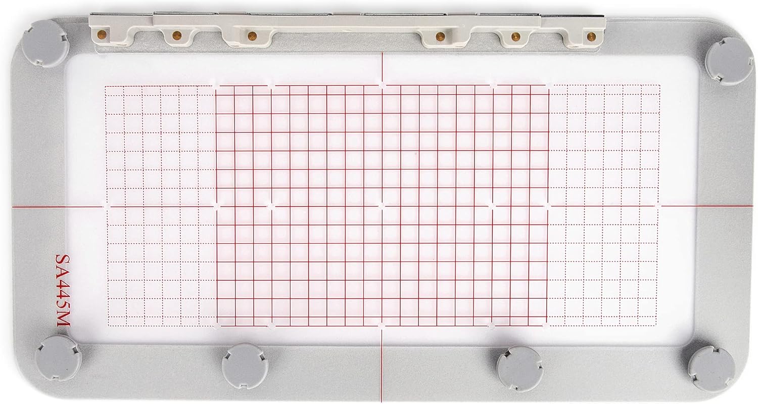Embroidex 5"x12" (SA445) Metal Magnetic Hoop for Brother/Babyock Embroidery Machine PE 800 700 PC-8500 SE1900 Innov-ís 1250D Innov-ís NS2850D 1000 1200