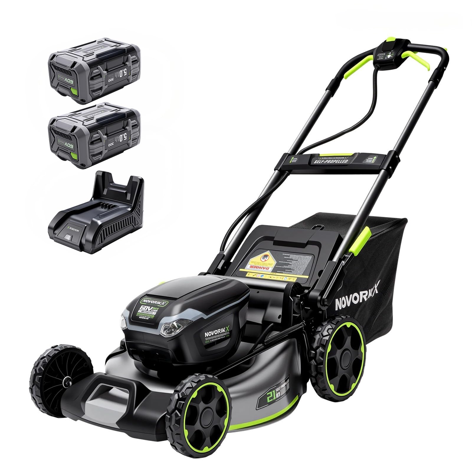 Photo 1 of NovorikX 60V Cordless Self-Propelled Lawn Mower