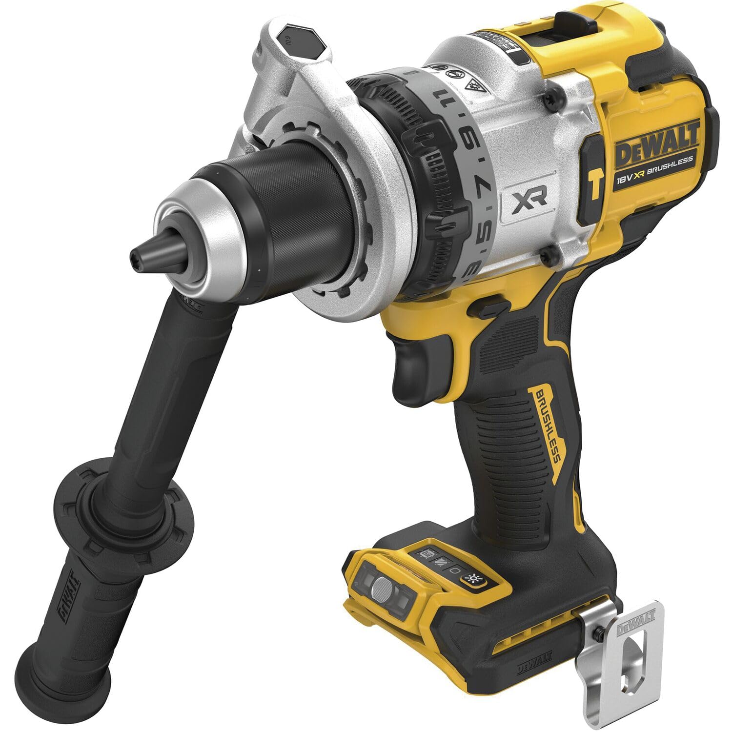 Dewalt DCD803NT-XJ 18V XR Brushless Multi-Head Drill Driver Body & 4 x Heads