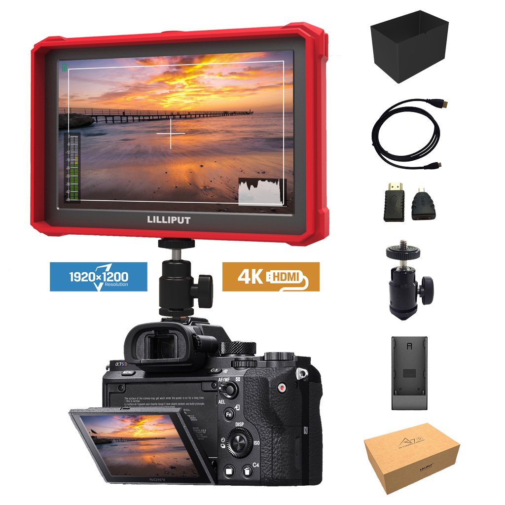 Red Lilliput A7s Inch 1920x1200 Hd Ips Screen Desertcart INDIA