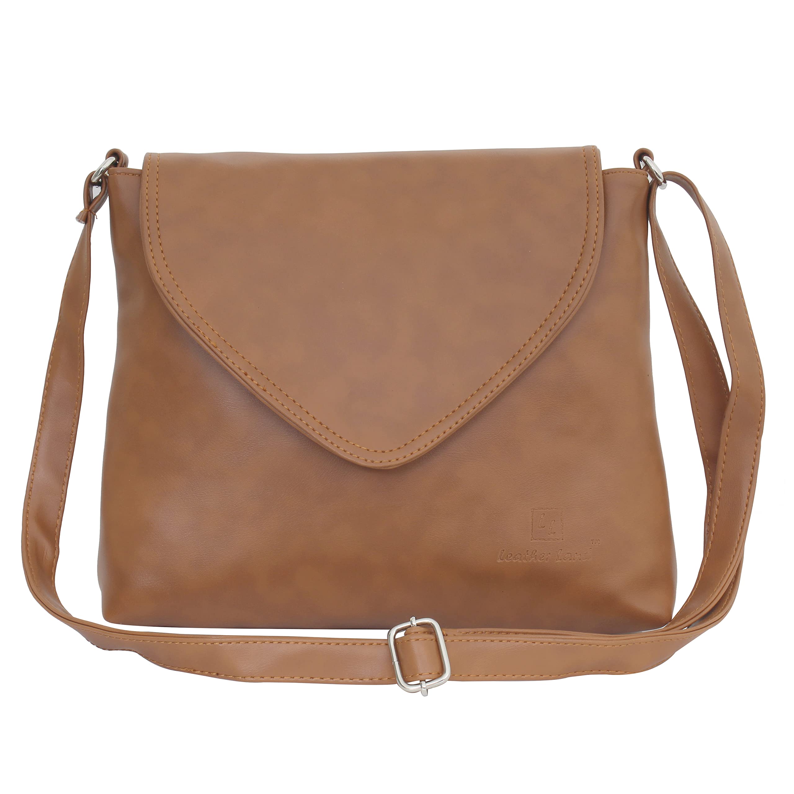 LL LEATHER LAND DESIGNER BAGS Womens Faux Leather Sling Bag.(SLG_236_Tan) (B0B2Z5M77M) Amazon Price History, Amazon Price Tracker