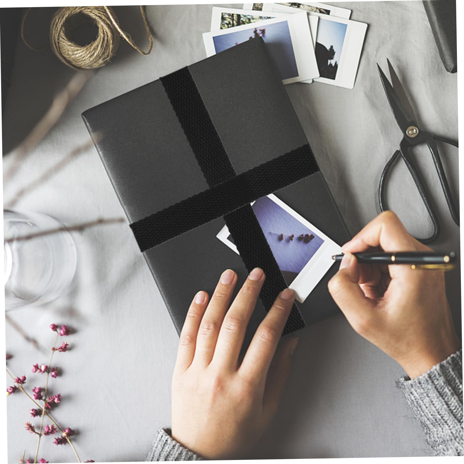 OHPHCALL Packaging Webbing 2cm Cotton Webbing Strap Strip Versatile for Crafts Clothing