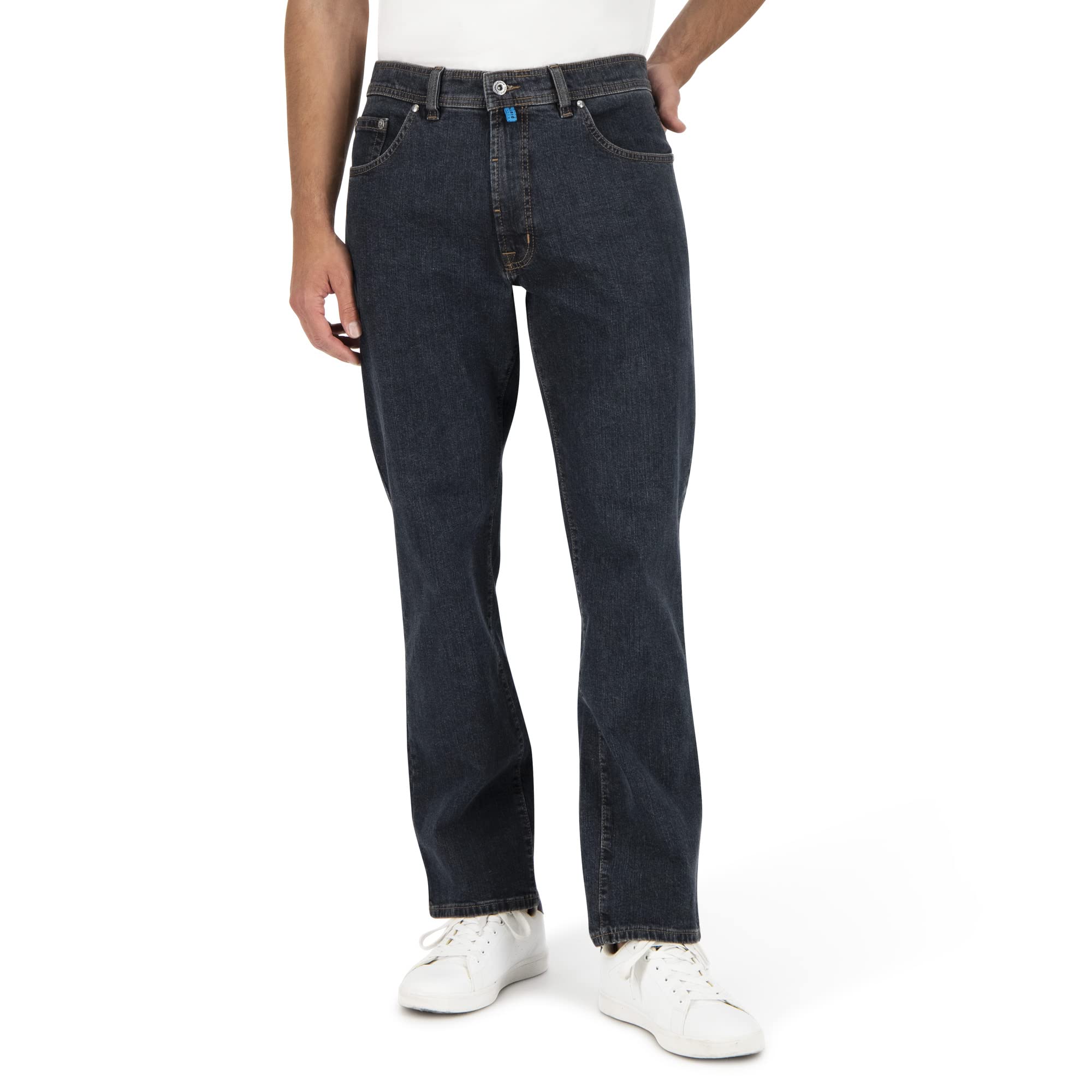 Pierre Cardin Herren Jeans Dijon | Männer Hose | Comfort Fit | Dark Blue Stonewash Washed | Dark Blue Stonewash 7003 6811 | 42W - 34L