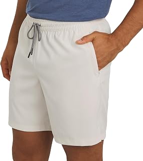 Men's Classic Fit Active Performance Lightweight Stretch Woven Shorts