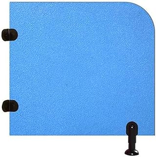 GFXYQPDNV Pantalla divisora de orinario - Partición de inodoro de baño - Protección adicional y privacidad - Tapón para el suelo en cuclillas - Partición de color de jardín de infantes (Color: gris