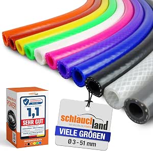 Blauer Silikon Kühlerschlauch Bogen 180° - ID 38 mm - Schnenkellänge ca