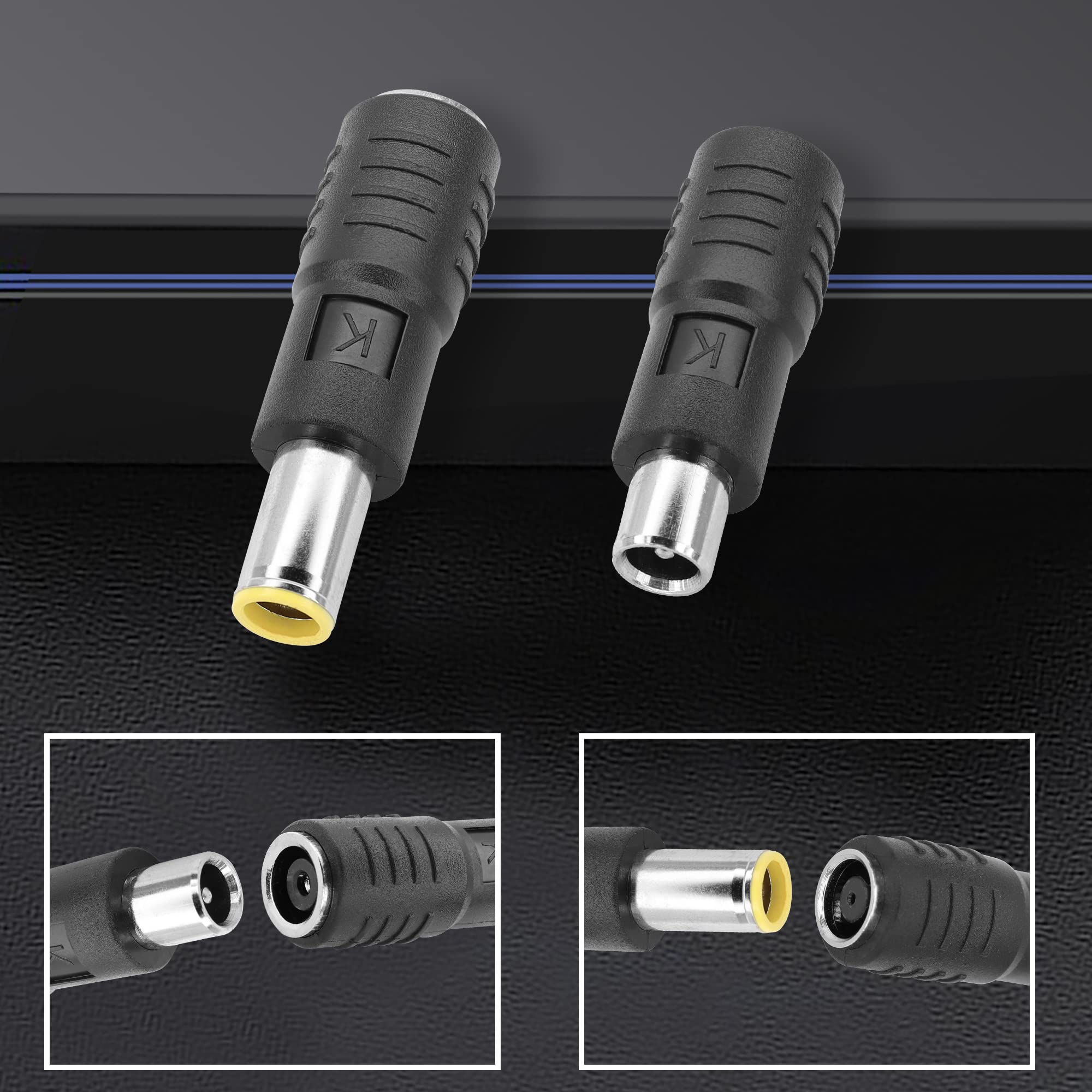Amazon.com: PNGKNYOCN DC 7909 to DC 8020 Adapter，DC 8mm Male to
