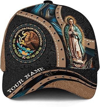 Personalized Mexican Caps for Men, Custom Name Mexico Baseball Cap, Mexican Hats, Customized Mexico Baseball Hat