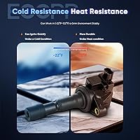 Vista 5 de ECCPP UF626 4 bobinas de encendido con 4 bujías de iridio 7092 para Honda 2009 2010 2011 2012 2013 Fit 1.5L UF-626 5C1721 E1126