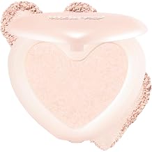 lilybyred Luv Beam Glow Veil | Korean Heart-Shaped Highlighter, Illuminating Shimmer, Radiant Glow, Silky Powder Texture, Buildable & Blendable, Lightweight & Long-Lasting, 0.12 oz. 06 Silky Beam