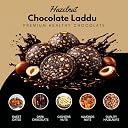 Chocolate Hazelnut Laddu enriched With Dates & Dryfruits (18 Laddus) | Valentine Day Chocolate Day Gift for Your Partner | 95 Percent Dry Fruits High Protein Energy Bites | Healthy Snack | 360g gallery image