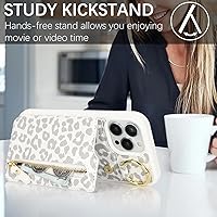 Vista 37 de Havaya Funda para iPhone 13 Pro Max y iPhone 12 Pro Max, cartera compatible con magsaf 2 en 1, desmontable magnética con tarjetero y ranura trasera