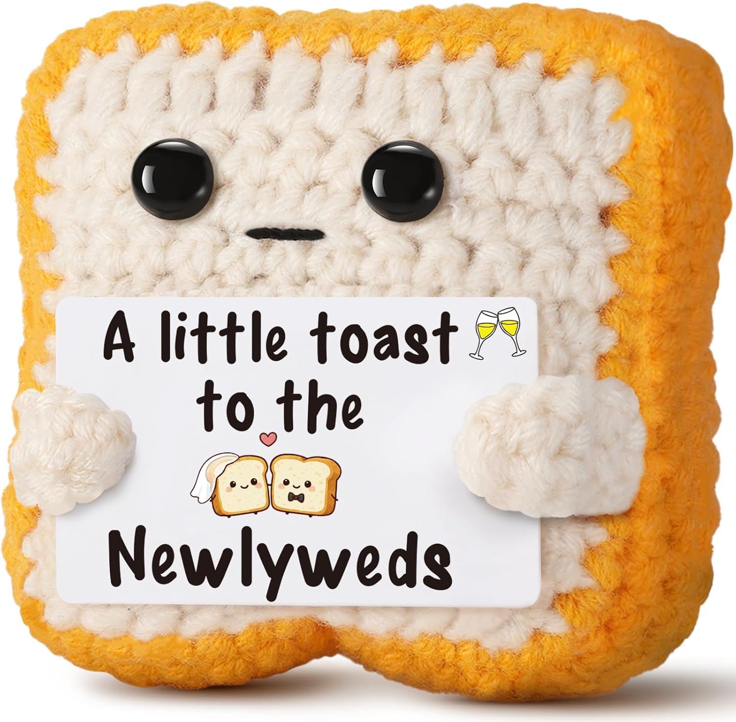 Crochet Toast Bridal Shower Engagement Wedding Gift for Newlyweds