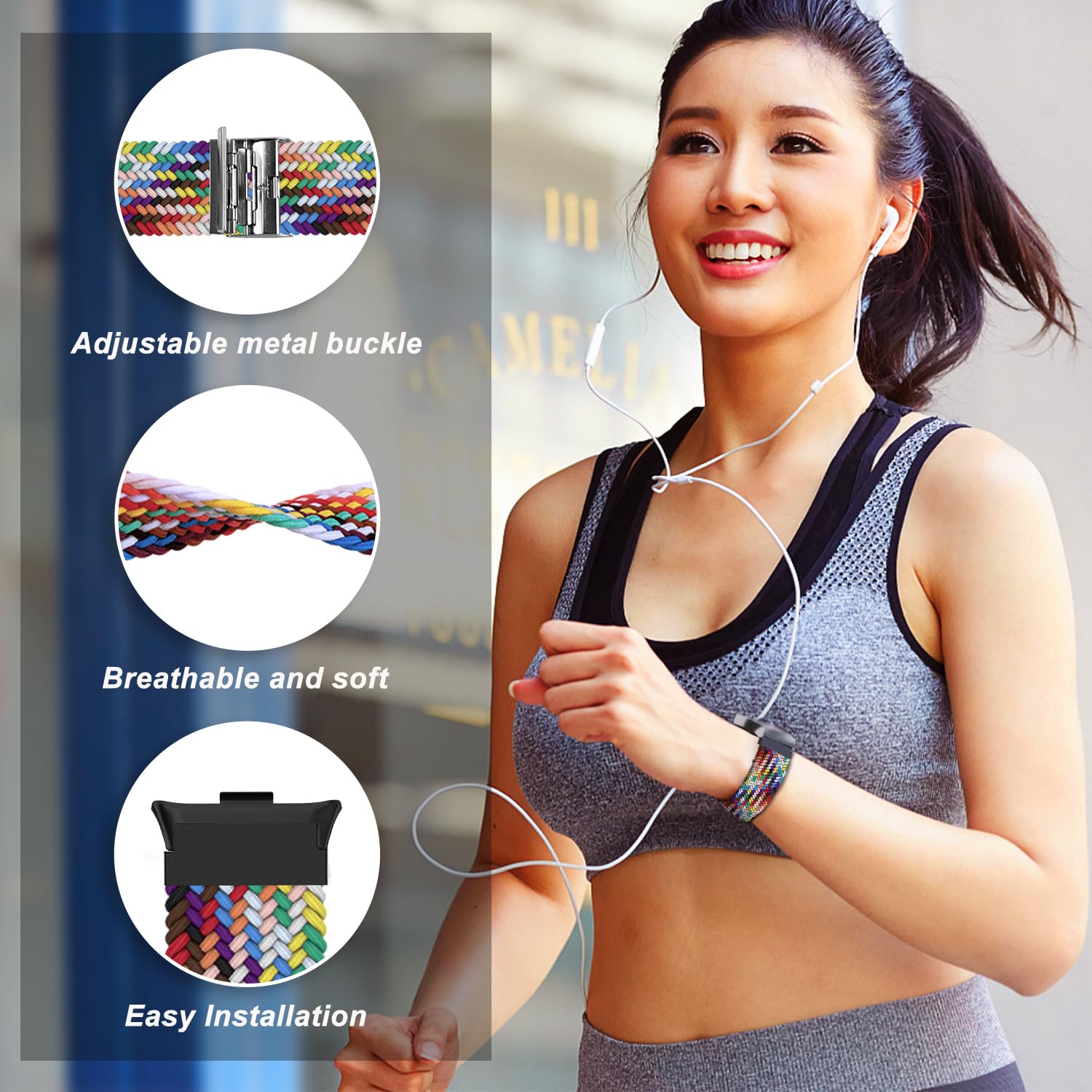 Niboow Strap for Xiaomi Smart Band 9 Pro/Smart Band 8 Pro - Image 2