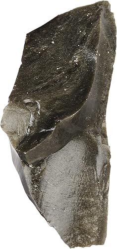 GEMHUB Cristal curativo de obsidiana negra áspera natural 861.85 CT, Gema, obsidiana