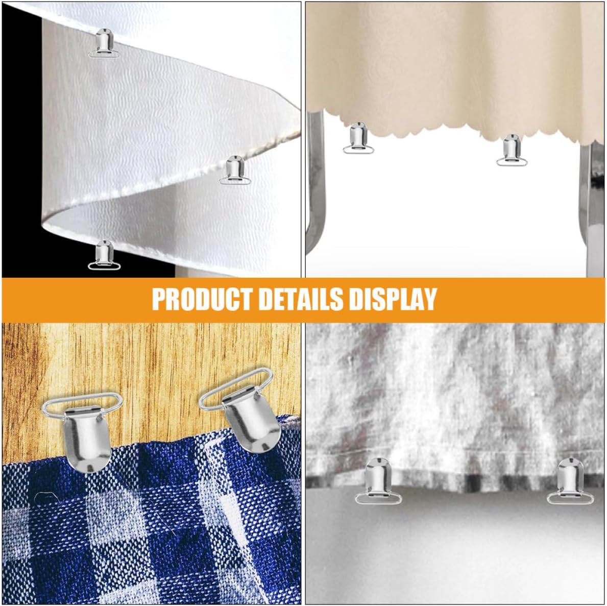 25pcs Heavy Duty Sheet Fasteners Clips Metal Suspender Clips for Bed Sheet Grippers Mattress Pad Cover Holder Sturdy Bedding Accessories for Home Use