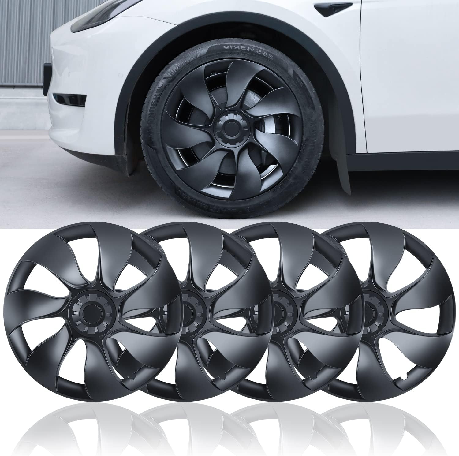 HolderProf Tesla Model Y Wheel Covers Hubcaps 19 Inch Hub Cap