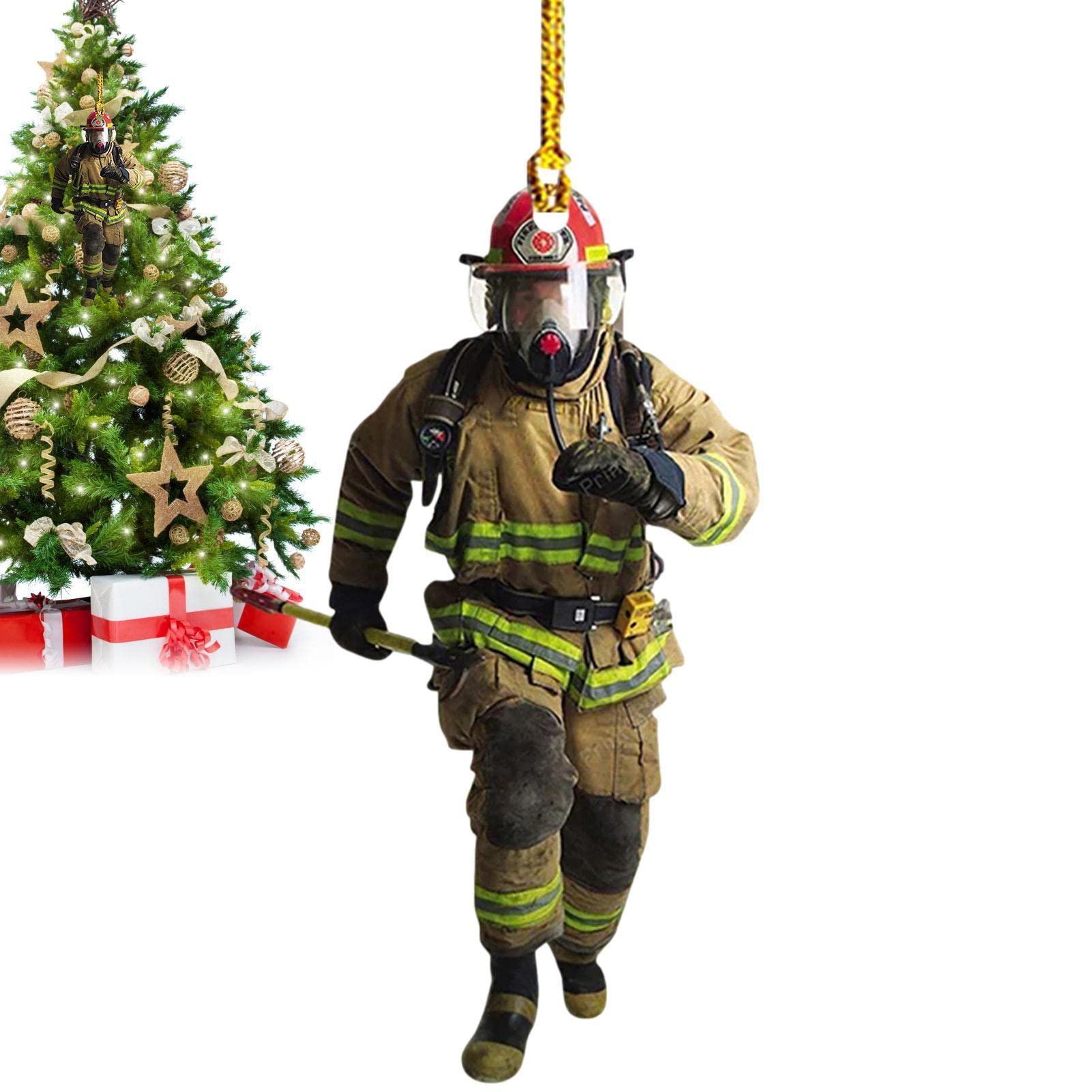 Adornos Navideños Bombero Acrilico Adornos Navideños Bombero 6 Piezas |  Colgantes Acrílico Para Árbol De Navidad Adornos Colgantes Heroicos  Navideños, image size:1601x1601