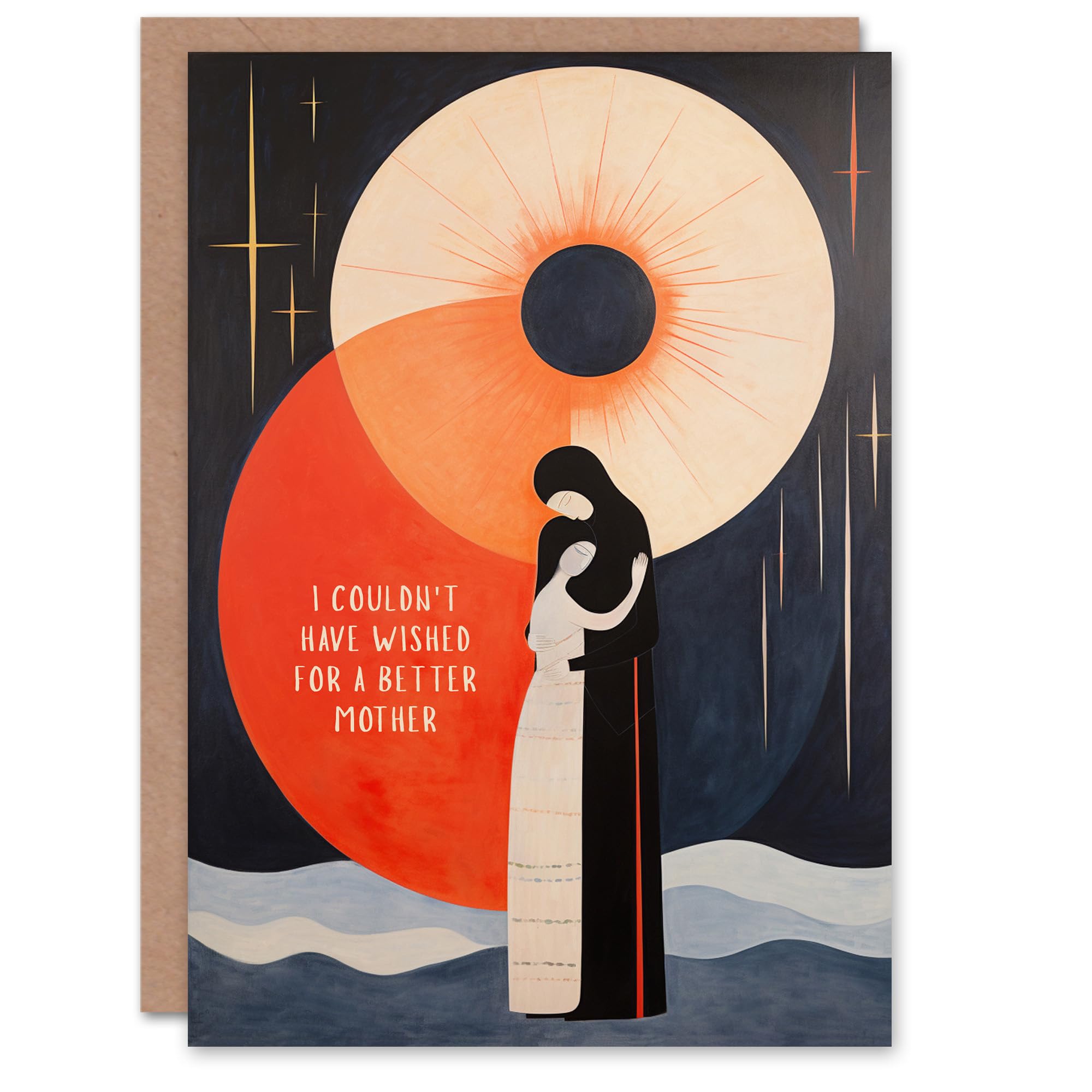 Artery8 Mother's Day Greeting Card Birthday Hug Couldn't Wish for Better From Daughter For Mum