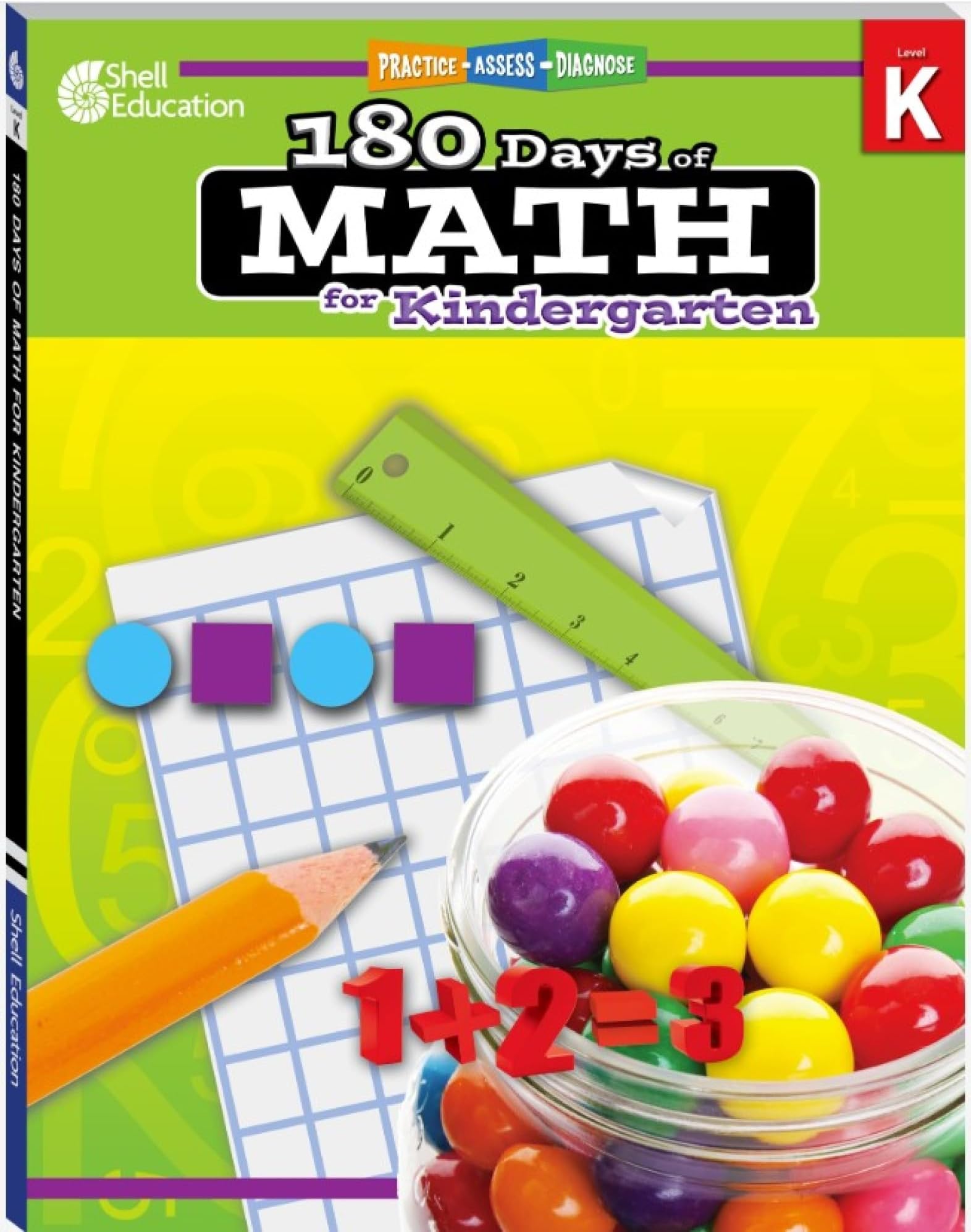 180 Days: Math for Kindergarten