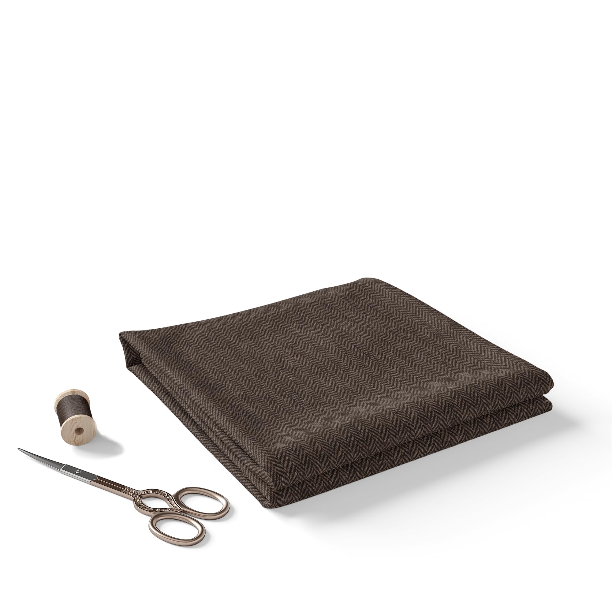 b bigreams - your comfort is our mission BIGREAMS Unstitched Herringbone Wool Blazer Yarn-Dyed Fabric for Three Piece Suit | 58" Wide, Wrinkle Free, Best for Coat Pant, Nehru Jacket (Free Size)-picture-31