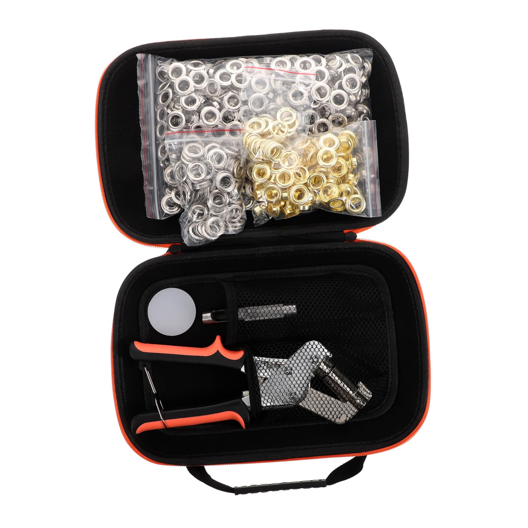 ARTIBETTER 1 Set Grommet Eyelet Tool Kit Professional Metal Pliers for Fabric Tarp Boot Repair Includes Punch Snap and Installation Manual