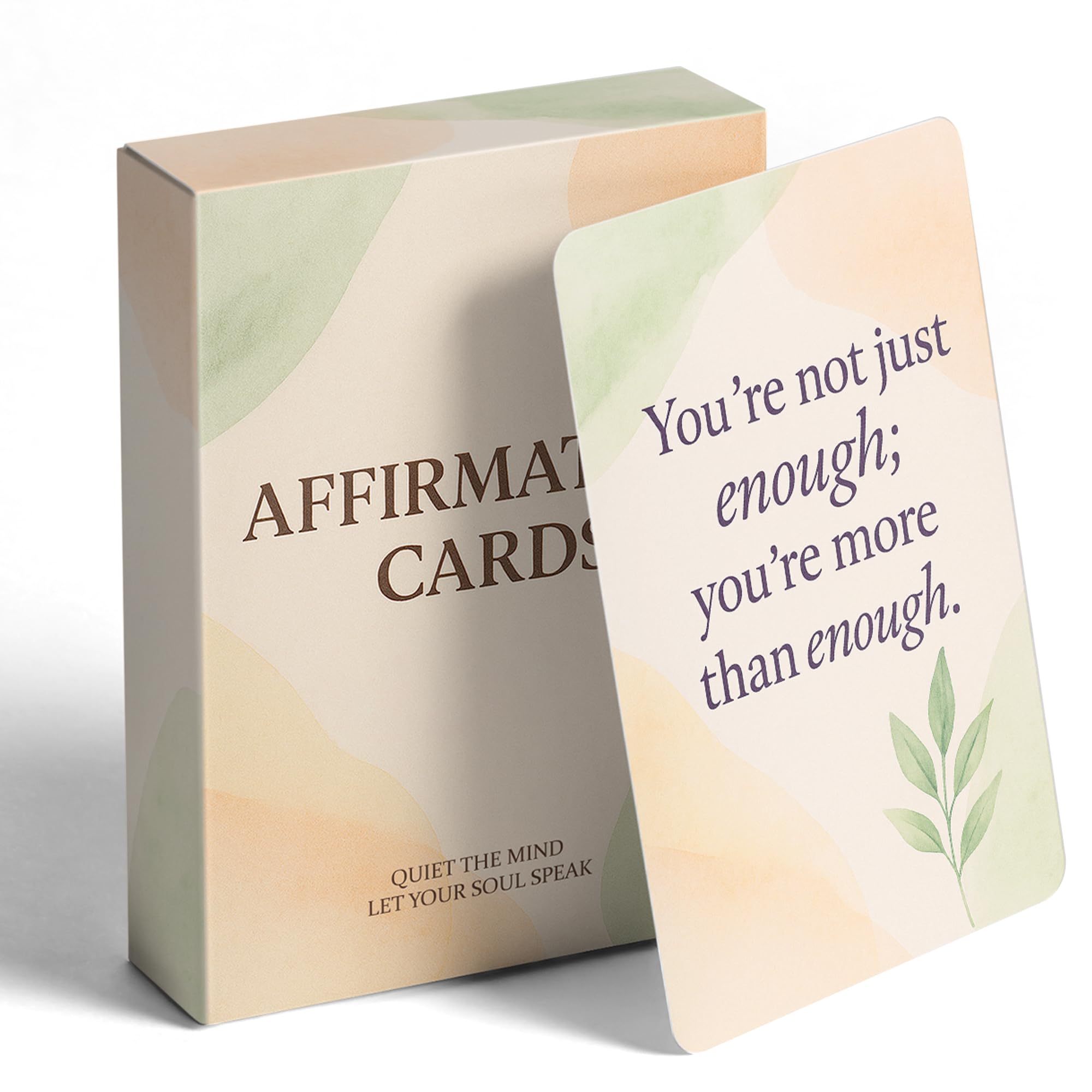 Affirmation Cards - Daily Inspirational and Motivational Cards | Best gift for women,Promote self-confidence,Contains no profanity or slang,Self-care