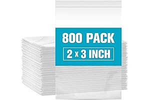 2”x3” Clear Plastic Baggies