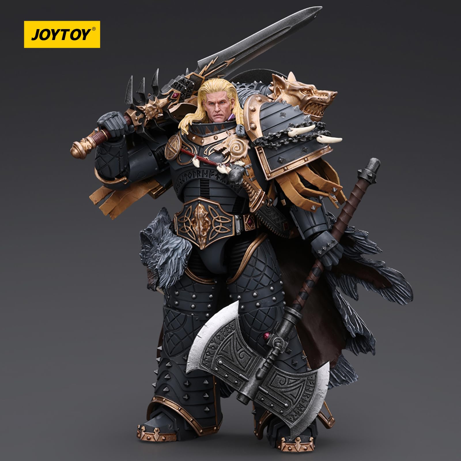 JOYTOY ウォーハンマー40K LEMAN RUSSフィギュア Amazon.com: JOYTOY Warhammer 40k Space Wolves, Space Wolves Leman