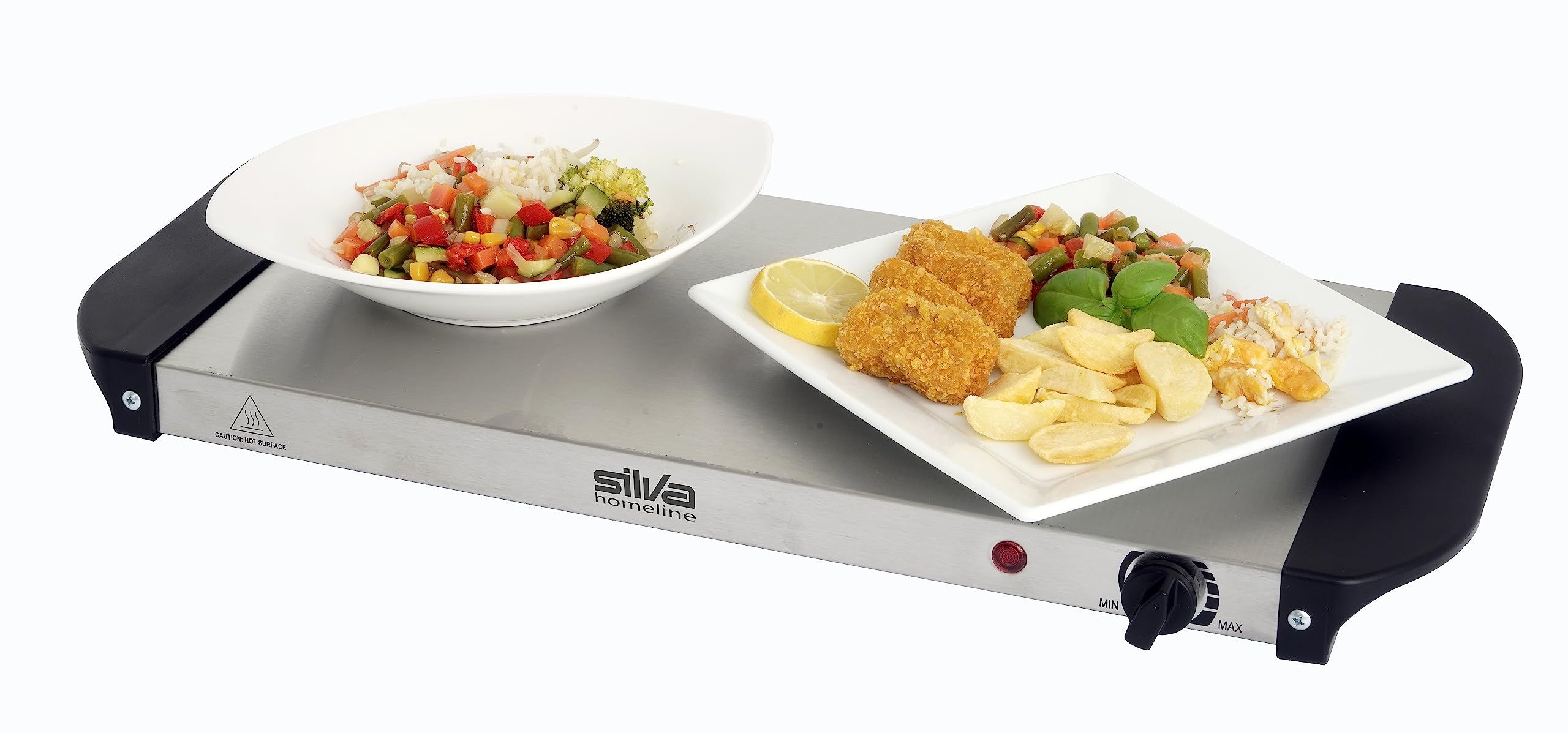 Stay Hot SH 3.1 Buffetwärmer & Warmhalteplate 2 en 1 200 W Idéal pour buffets, fêtes et familles