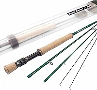 Vista 9 de Aventik Fly Fishing Riverbend Series Caña de pesca con mosca IM8 en grafito, varillas 0/1/2/3/4/5/6/7/8 wt, caña ligera de pesca con mosca de acción