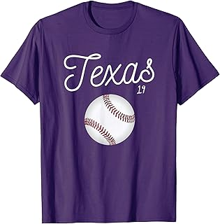 Texas Baseball Tshirt 2019 Giant Ranger Ball T-Shirt