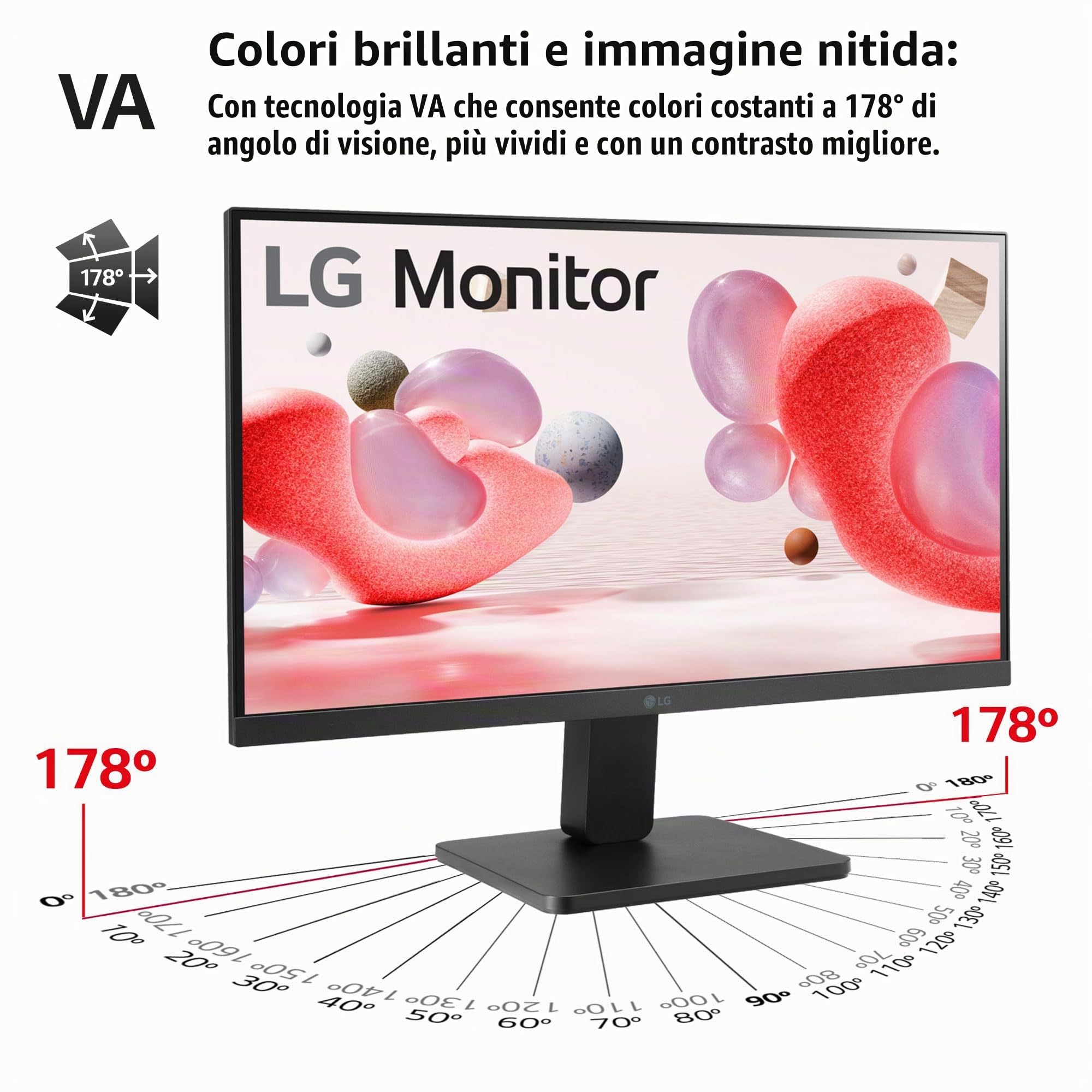 Lg 22mr410-b 21.4´´ Full Hd Ips Led 75hz Monitor One Size