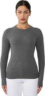 JENNIE Women's Cashmere Crew Neck Sweater