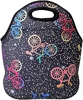 Vista 38 de Wrapables Bolsa de almuerzo de neopreno aislada, notas musicales