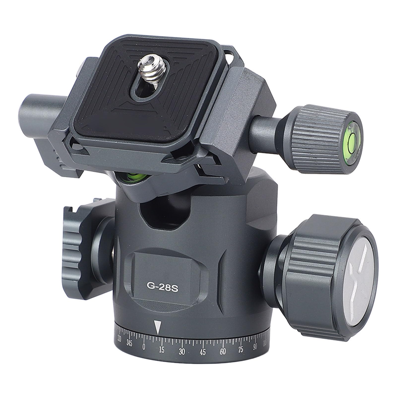 Panoramiczna Głowica Wideo Gimbal, Tłumienie Statywu z płytką Szybkiego Uwalniania, Obracanie 360 ​​°, dla Kamery DSLR, Załaduj do 12 Kg